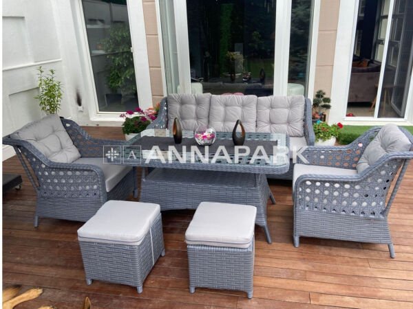 Annapark Verano Balkon Bahçe Takımı