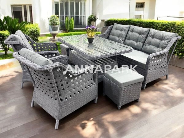 Annapark Verano Balkon Bahçe Takımı