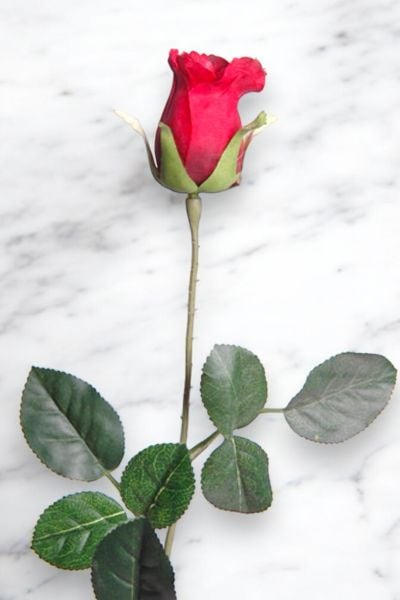 Yapay Çiçek Kırmızı Gül 72cm