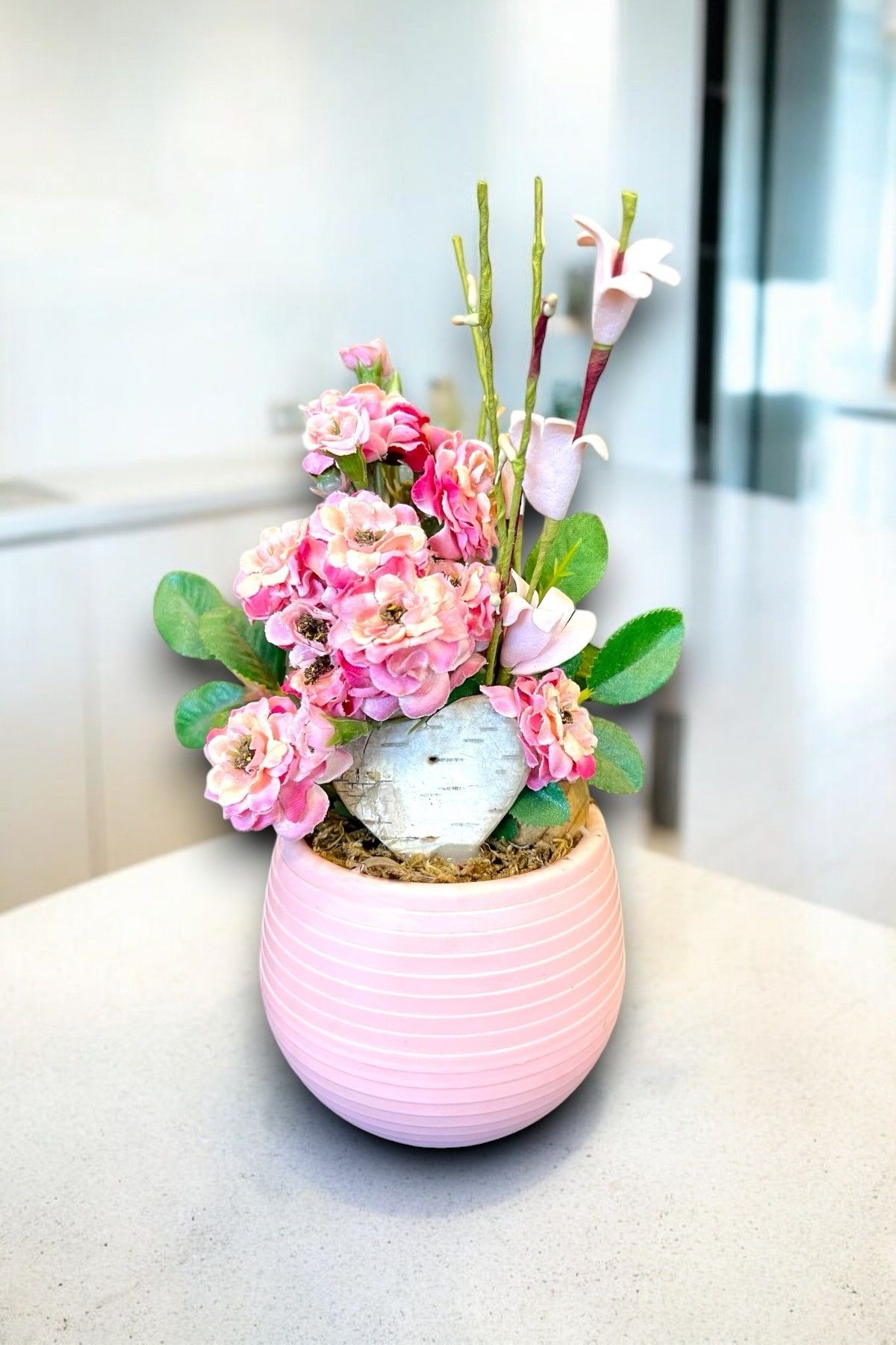 Dekoratif Aranjman Pink Blossoms