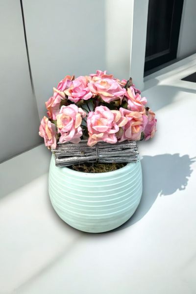 Dekoratif Aranjman Açık Pembe