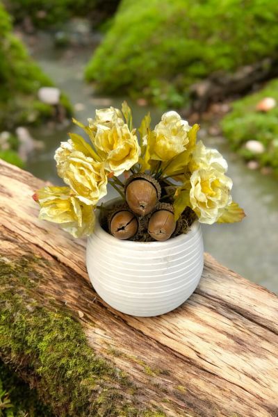 Dekoratif Aranjman Krem