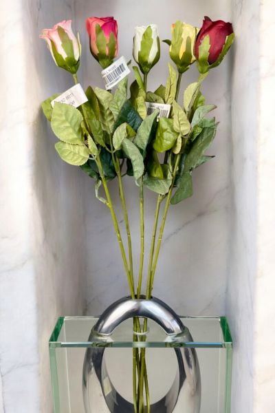 Yapay Çiçek Gül Kırmızı 55cm