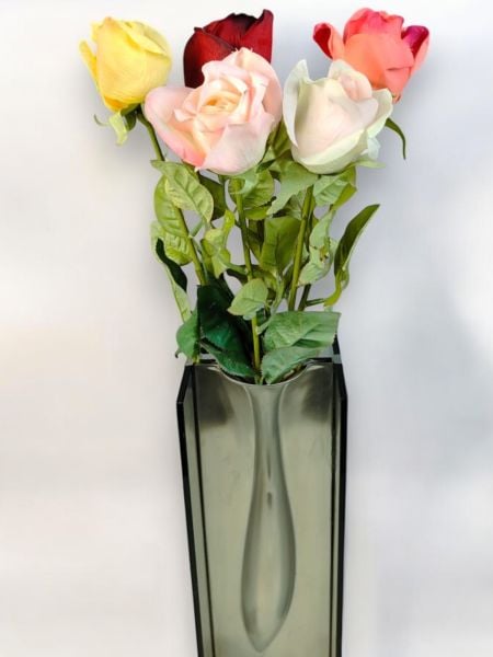 Yapay Çiçek Gül Kırmızı 60cm