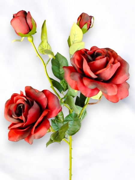 Yapay Çiçek Gül Kırmızı Valentine