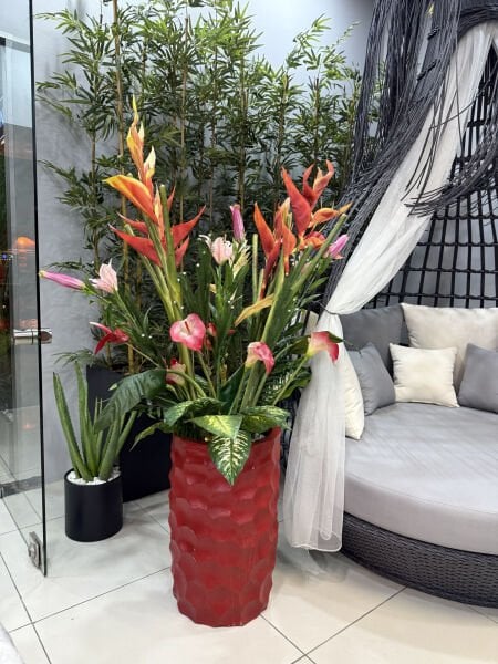 Saksılı Dekoratif Aranjman 170cm