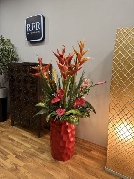 Saksılı Dekoratif Aranjman 170cm