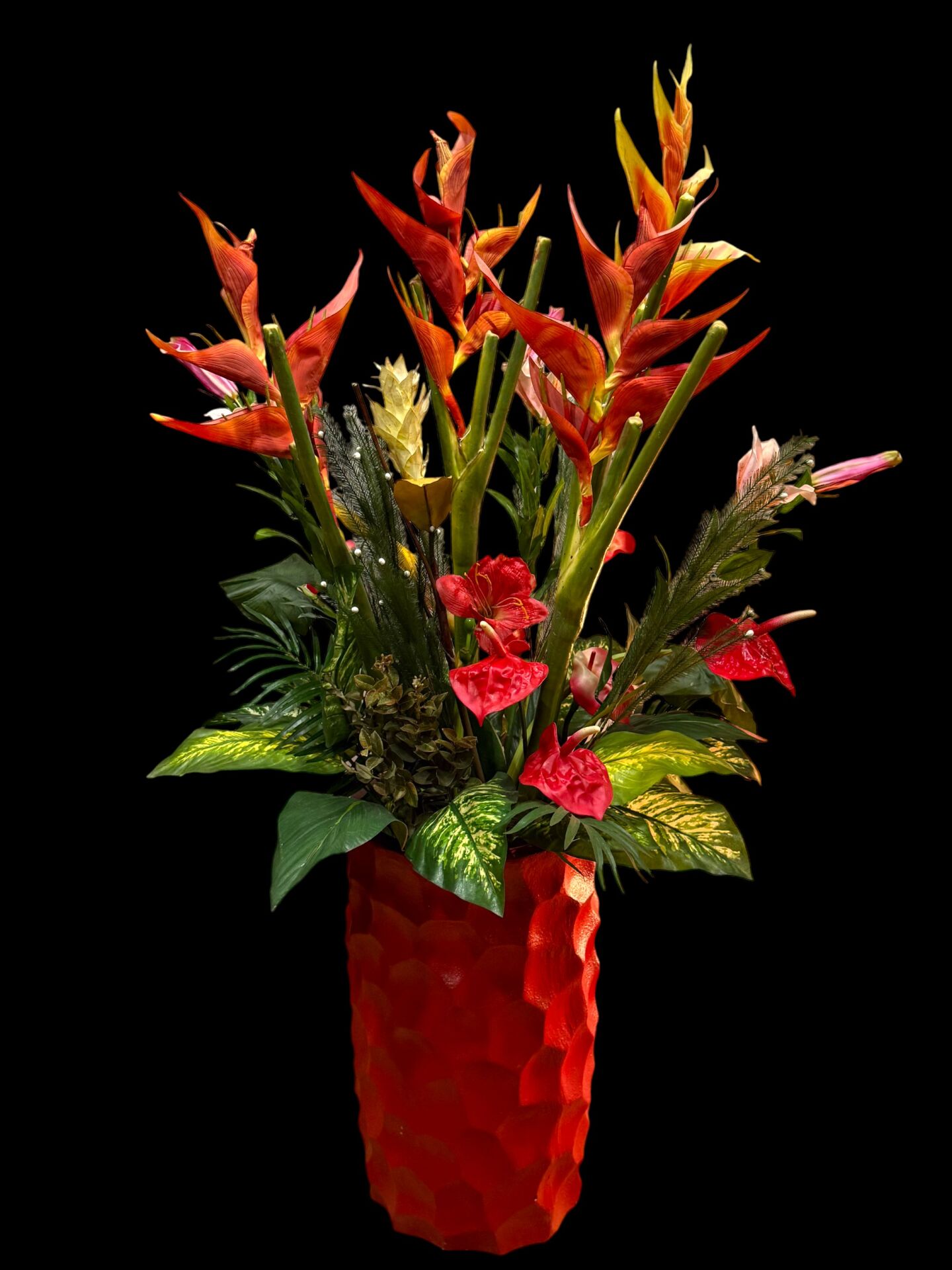 Saksılı Dekoratif Aranjman 170cm