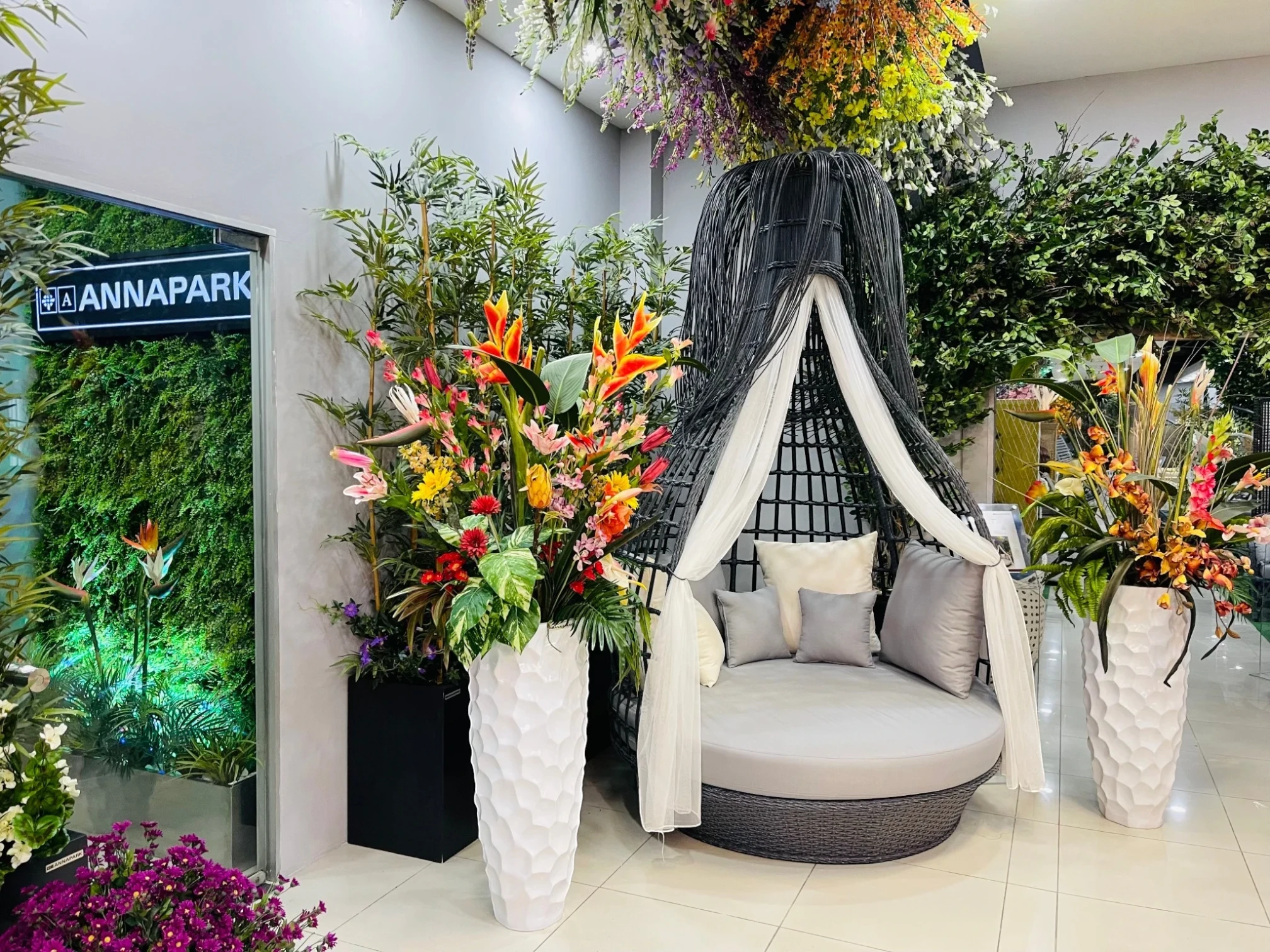 İstanbul Annapark bahçe mobilyaları ve dekorasyon showroomu