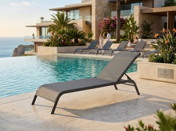 Zen Alüminyum Fileli Şezlong