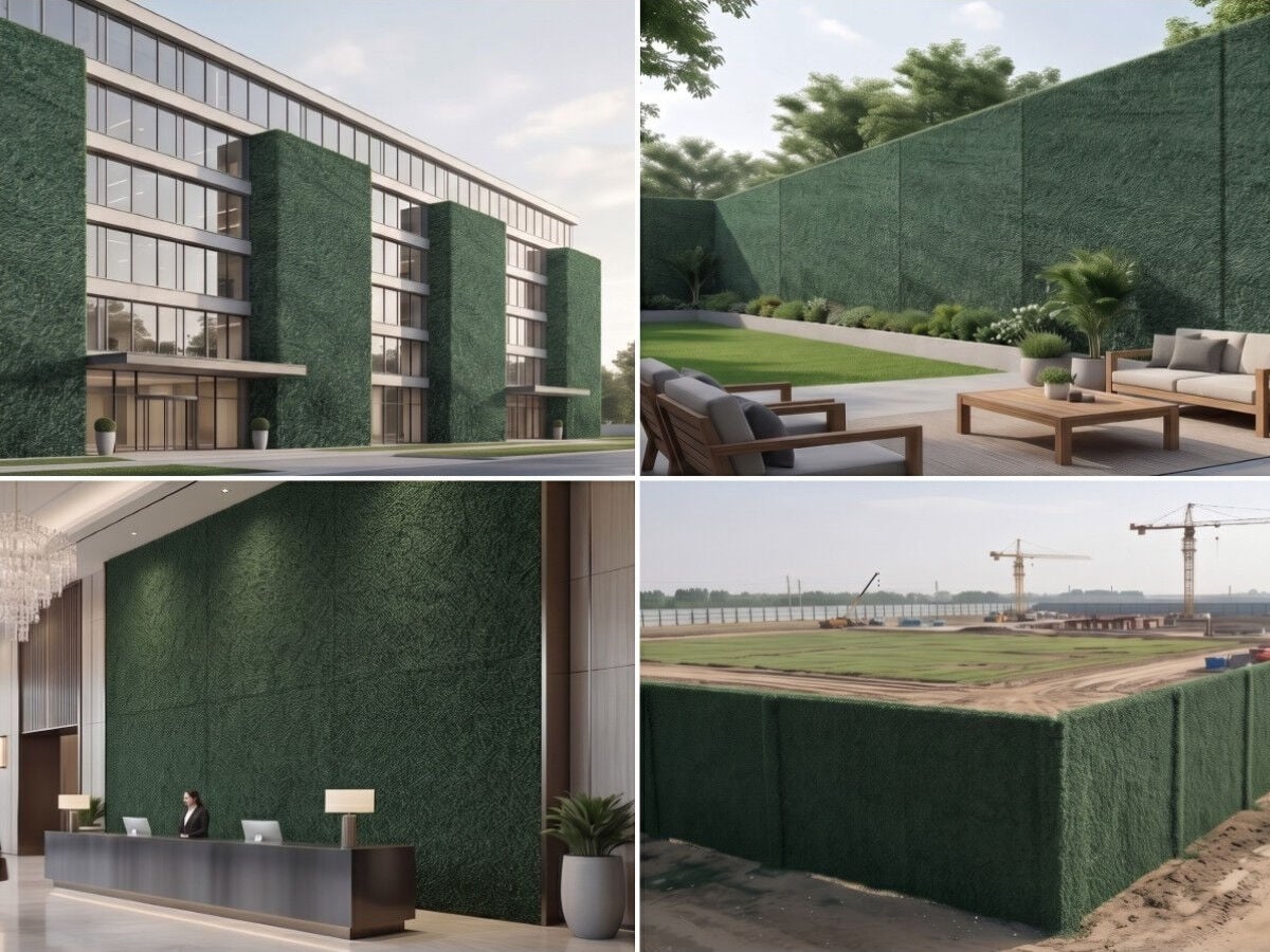 Çim Çit Rulo 3x9 Metre (27 m²) – Dikey Bahçe ve Duvar Kaplama
