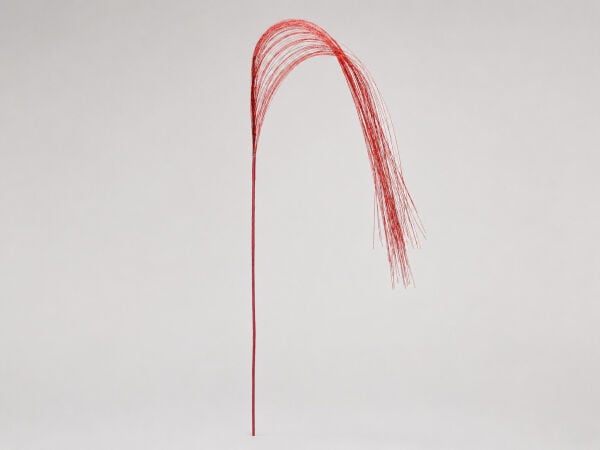 Simli Dekoratif Aranjman Dalı 60 cm – Kırmızı