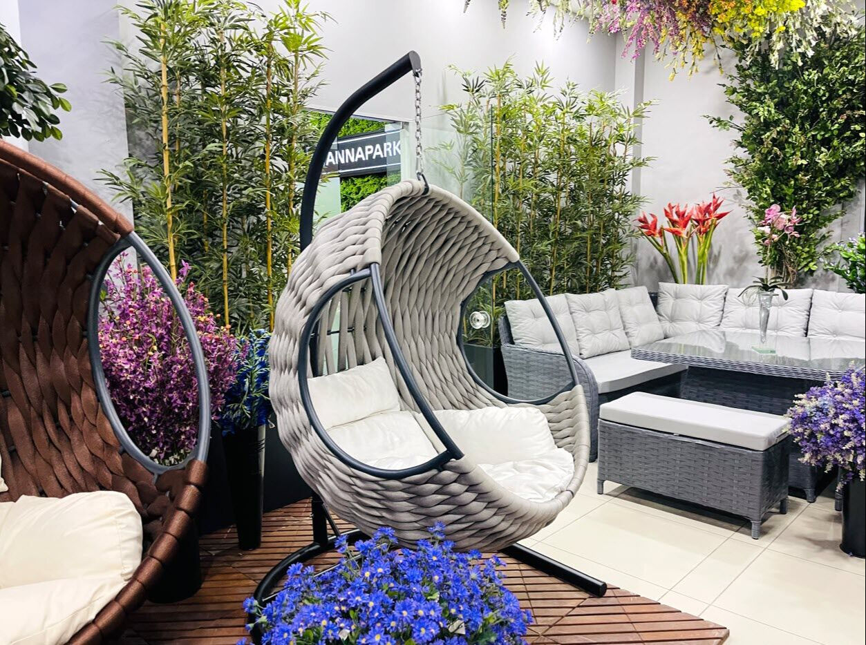 Balkon Salıncağı Apple Gri