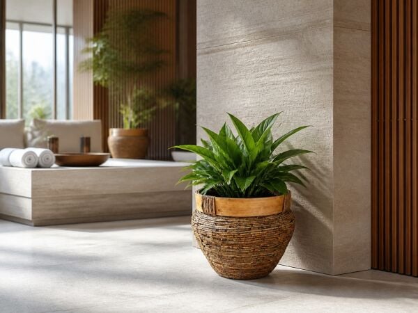 Dekoratif Hasır Saksı SW53634