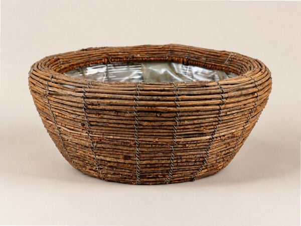 Yuvarlak Dekoratif Hasır Saksı SW23539 – 3 Boy