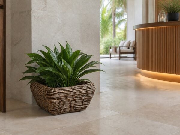 Dekoratif Hasır Saksı SW23540