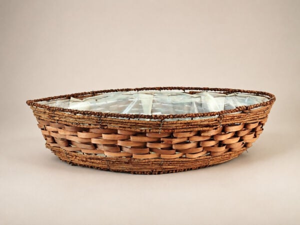 Oval Dekoratif Hasır Aranjman Saksısı SW23527 – 3 Boy