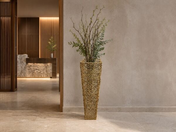 Yüksek Dekoratif Hasır Aranjman Standı SW53386A – 110/130/150 cm