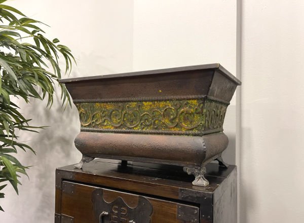 Dekoratif Vintage Bakır Saksı 3'lü Set