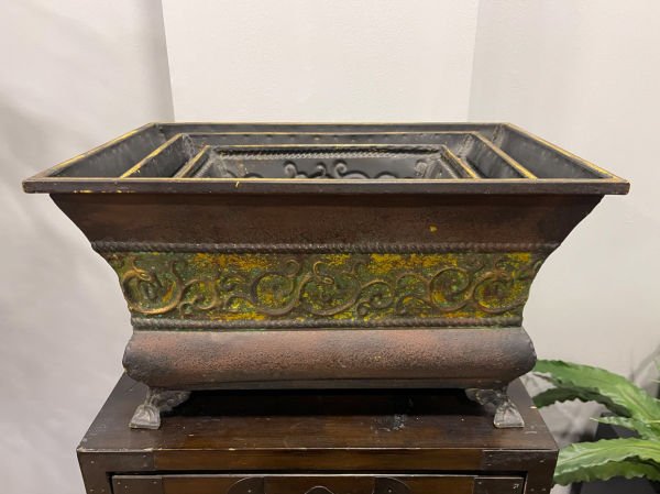 Dekoratif Vintage Bakır Saksı 3'lü Set