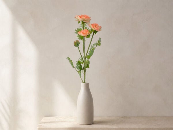 Yapay Kamelya 70 cm Somon Pembe