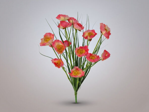 Yapay Gelincik Demeti Pembe 40 cm