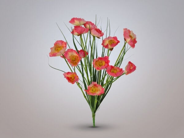 Yapay Gelincik Demeti 40 cm Pembe