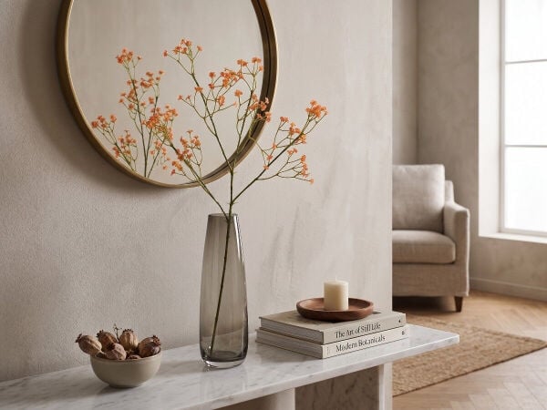 Yapay Cipso Dalı Turuncu 65 cm | Dekoratif Vazo Çiçeği