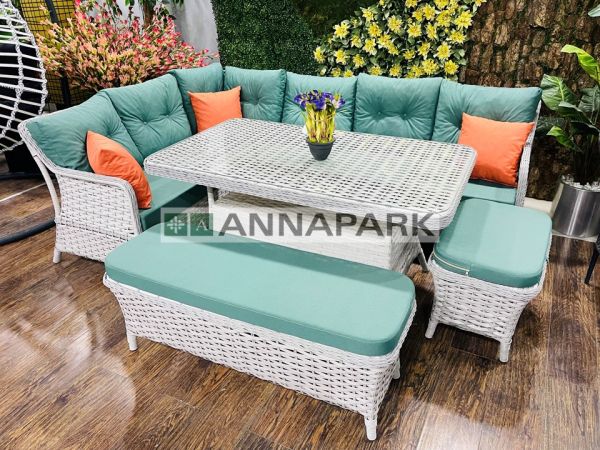 Annapark Marbella Balkon Bahçe Köşe Takımı