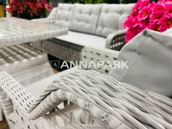 Palazzo Balkon Bahçe Oturma Grubu