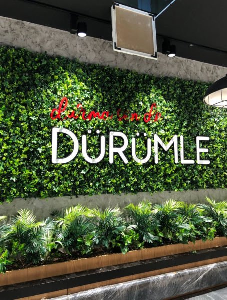 Yapay Sarmaşık Lux Dikey Bahçe Natural
