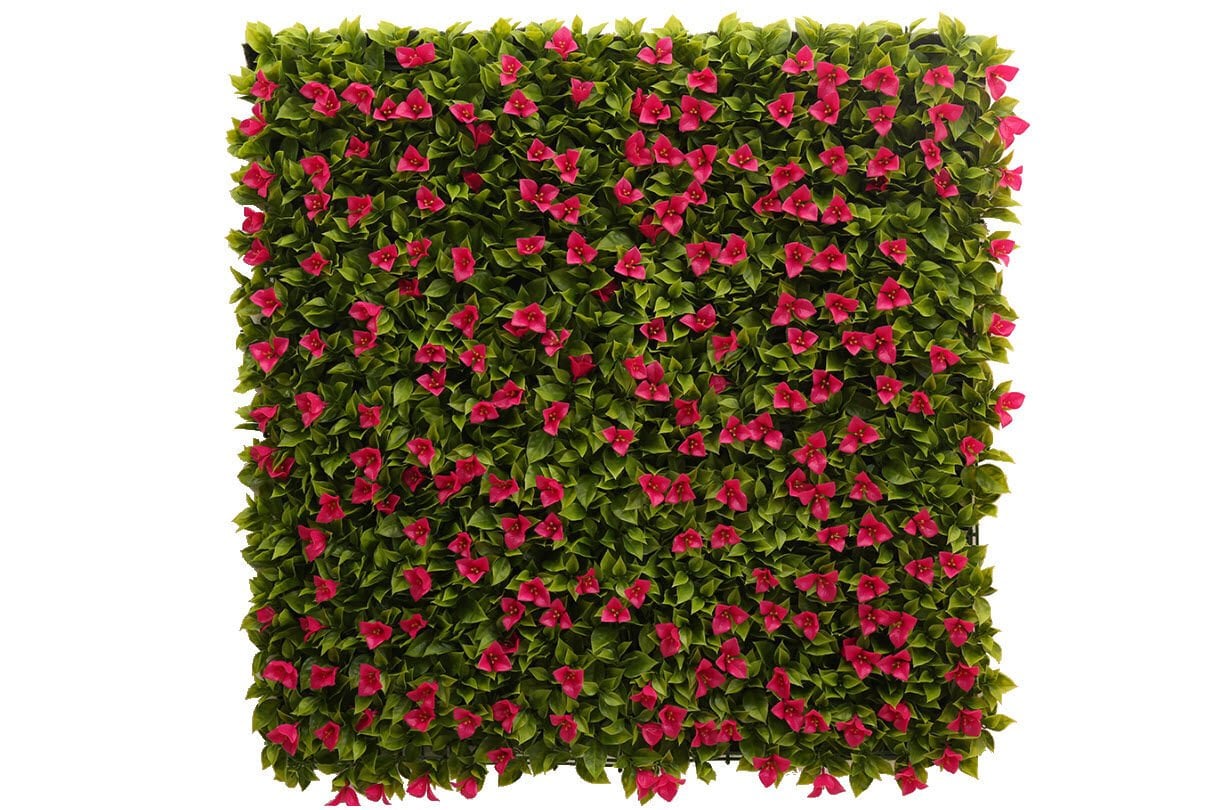 Yapay Sarmaşık Dikey Bahçe Begonvil - 100x100cm