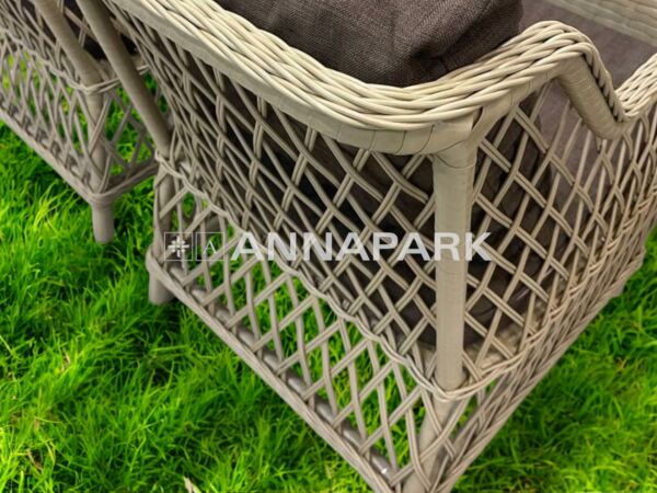 Aspendos Rattan Balkon Bahçe Masa Sandalye Takımı