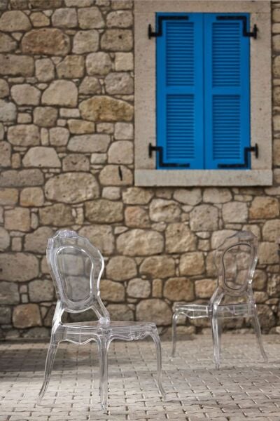 Polikarbonat Şeffaf Sandalye Aurelia Clear