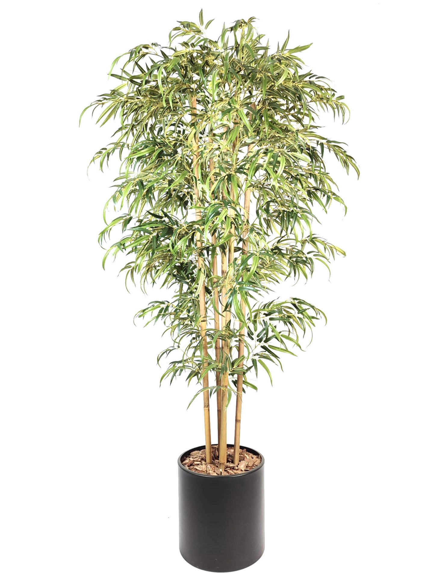 Yapay Bambu Ağacı - Metal Saksi -220cm