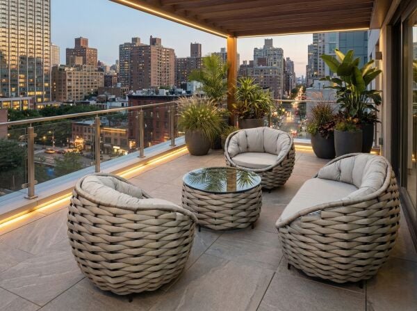 Apple Oturma Grubu Antrasit