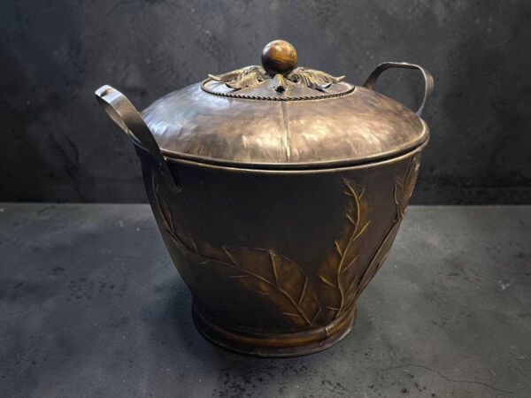 Antik Formlu Kapaklı Dekoratif Obje (70 cm Büyük Boy Zemin ve Konsol Dekoru)