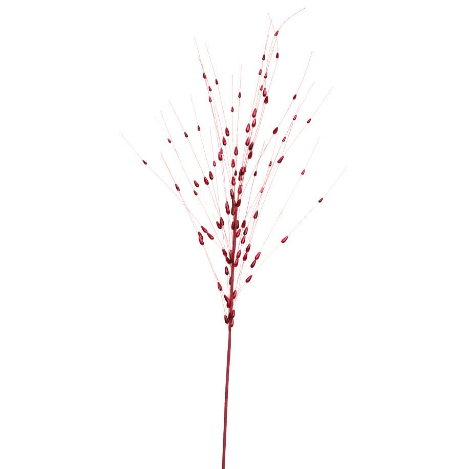 Yapay Çiçek Kristal 75cm Kırmızı