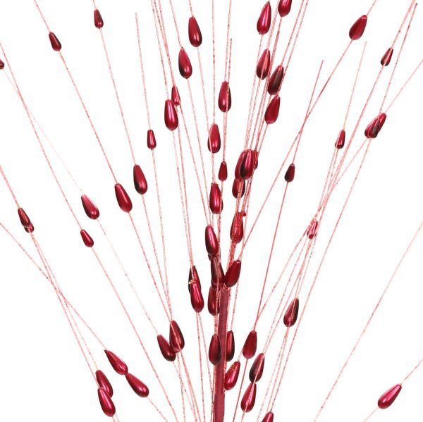 Yapay Çiçek Kristal 75cm Kırmızı