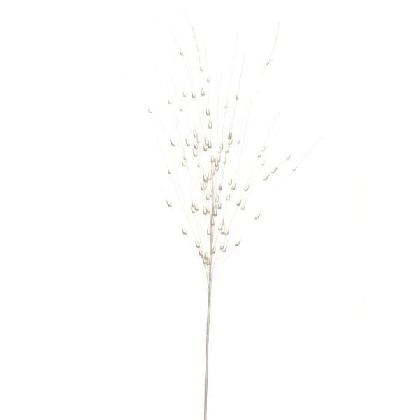 Yapay Çiçek Kristal 75cm Beyaz