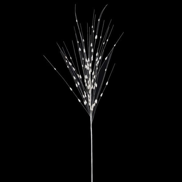 Yapay Çiçek Kristal 75cm Beyaz