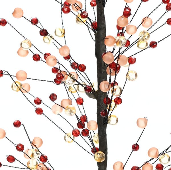 Yapay Çiçek Kristal Kokina 60cm Kirmizi Gold