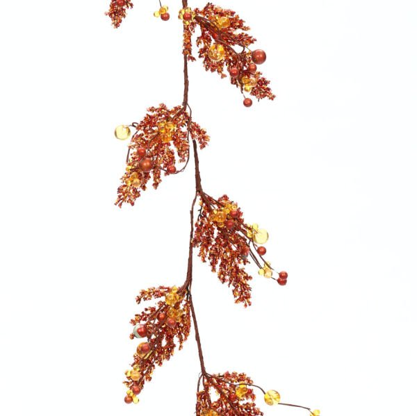 Sonbahar Garland 120 cm | Masa ve Konsol Süsü – Turuncu