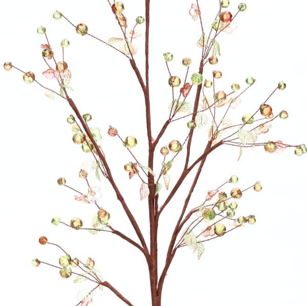 Yapay Çiçek Kristal Kokina 75cm Yeşil