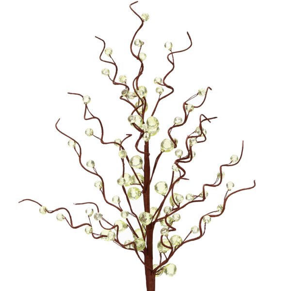 Yapay Çiçek Kristal Kokina 70cm Yeşil