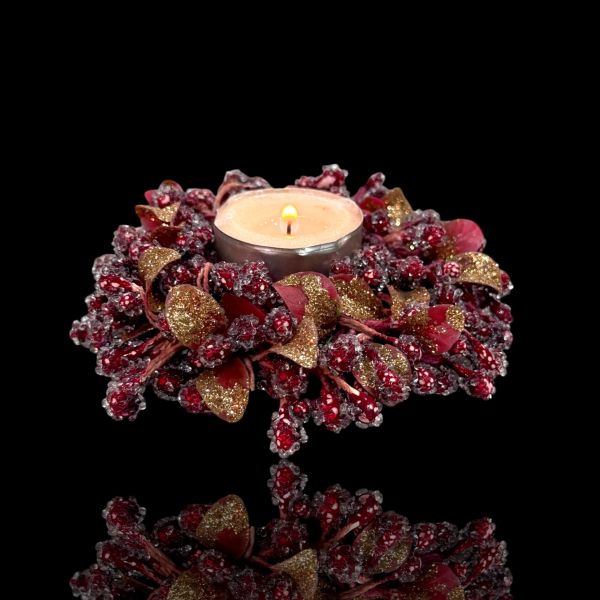 Mumluk Deluxe Masa Süsü Dekor Kırmızı 13cm