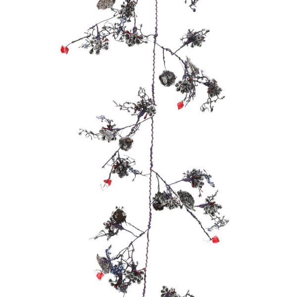 Kristal Garland Dekor 150cm Silver