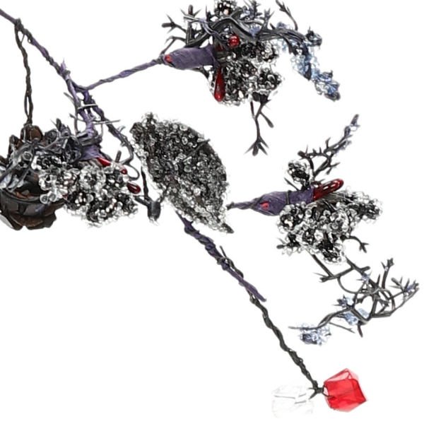 Kristal Garland Dekor 150cm Silver