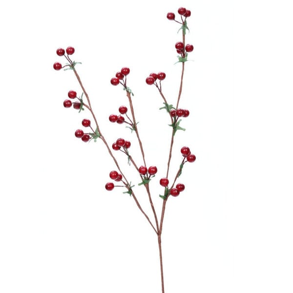 Yapay Kokina Dalı Kırmızı 75 cm