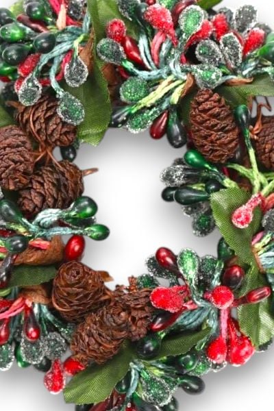 Mumluk Çelenk Handmade Deluxe Masa Süsü Dekor 13cm